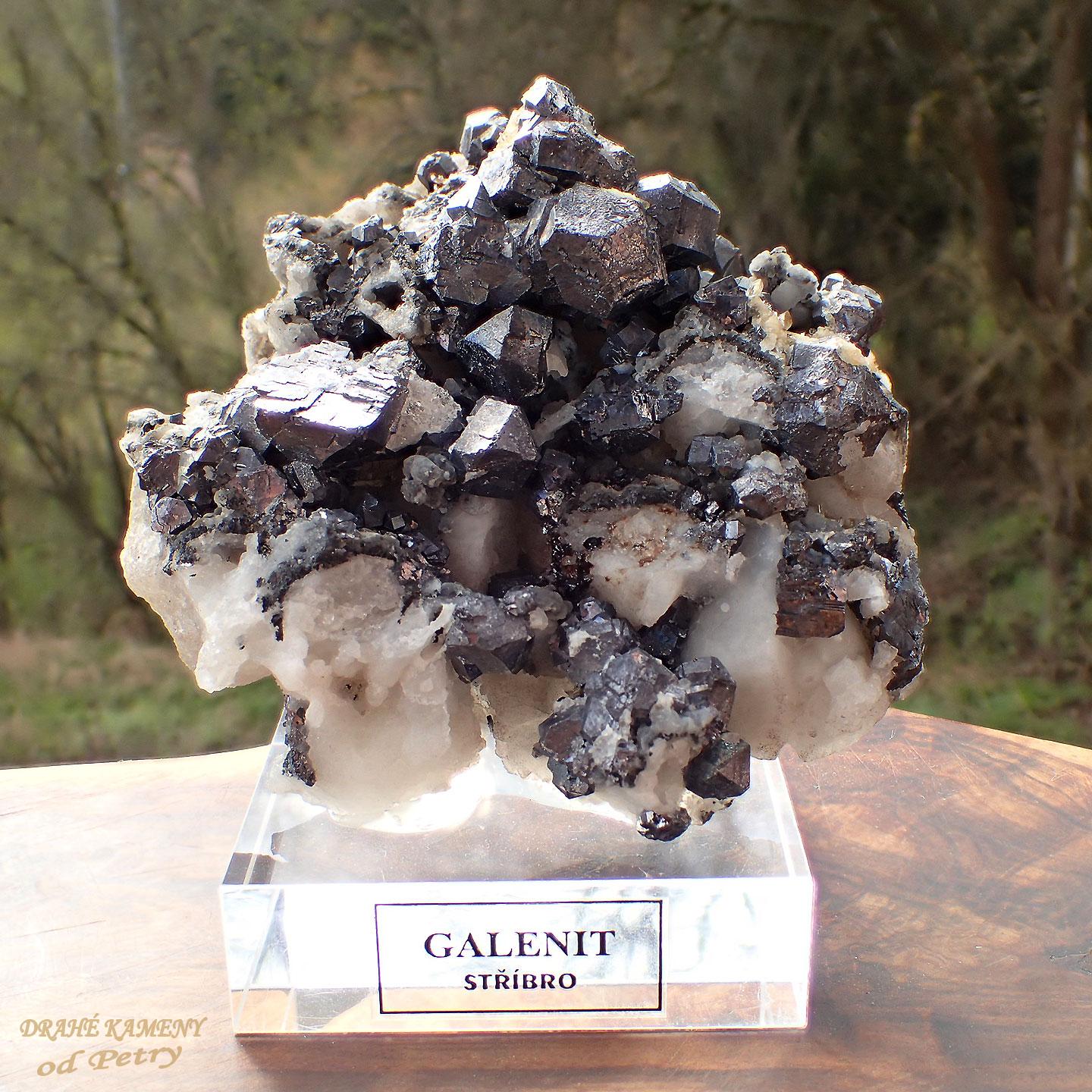 Galenit z Čech 62x56mm